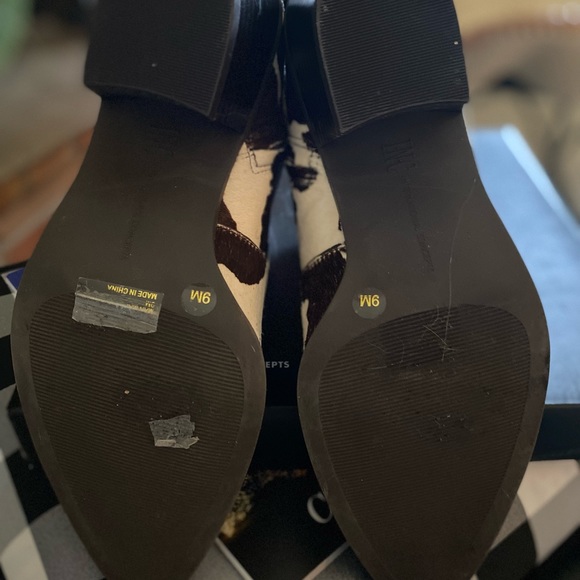 INC COWHIDE BOOTS - Picture 3 of 5